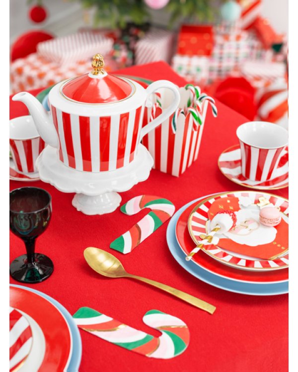 Napkins Candy cane, mix, 8x15.5cm (1 pkt / 20 pc.)