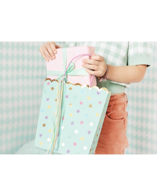 Gift bags Stars, mix, 22x23x8cm