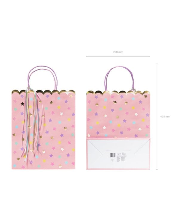Gift bags Stars, mix, 26x32x13cm