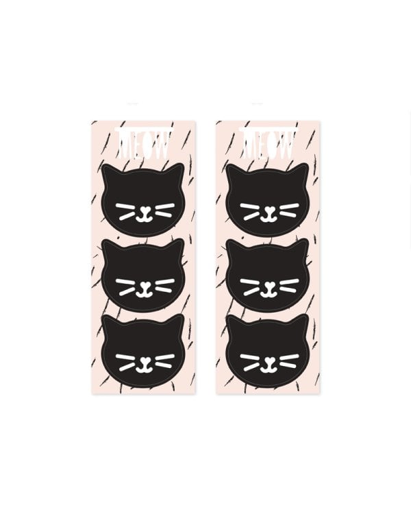 Treat bags Cat, 8x18x6cm (1 pkt / 6 pc.)