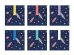 Treat bags Space, 13x14cm (1 pkt / 6 pc.)