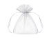 Organza pouches, white, 10cm (1 pkt / 10 pc.)