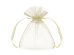Organza pouches, cream, 10cm (1 pkt / 10 pc.)