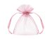 Organza pouches, pink, 10cm (1 pkt / 10 pc.)