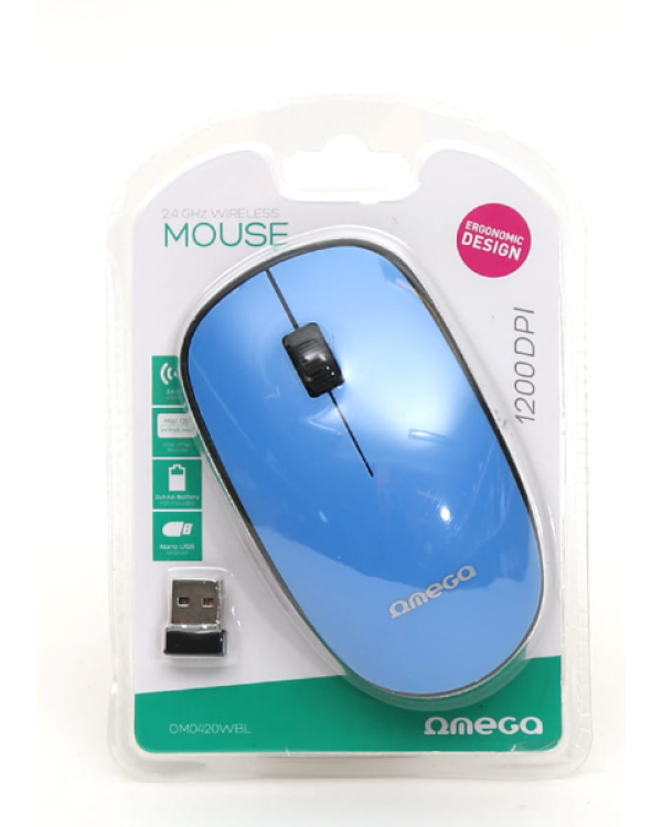 Omega OM0420WBL Беспроводная мышь