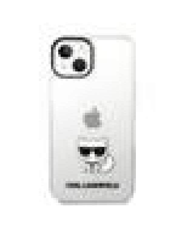 Karl Lagerfeld Choupette Logo Case Защитный чехол для iPhone 14 Plus / прозрачный
