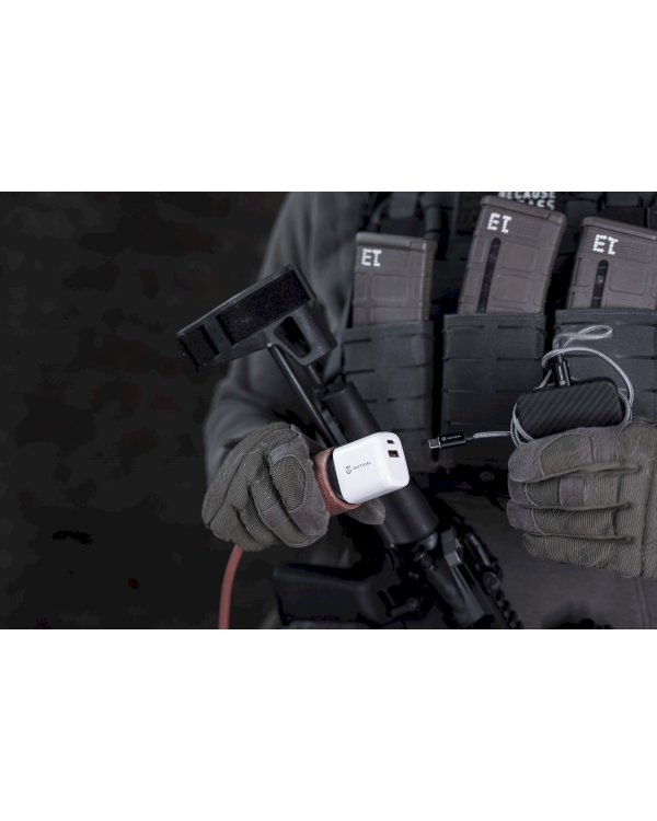 Tactical Base Plug Dual 20W Сетевое зарядное устройство 20W / белый