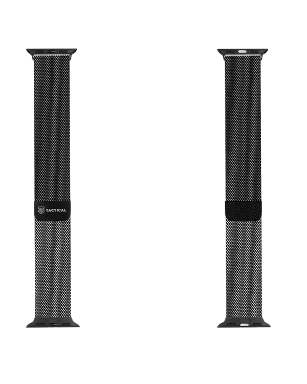 Tactical 351 Loop Magnetic Stainless Steel Band Ремешок для часов Apple Watch 1/2/3/4/5/6/7/8/9/10/11/SE 42/44/45/46mm / чёрный