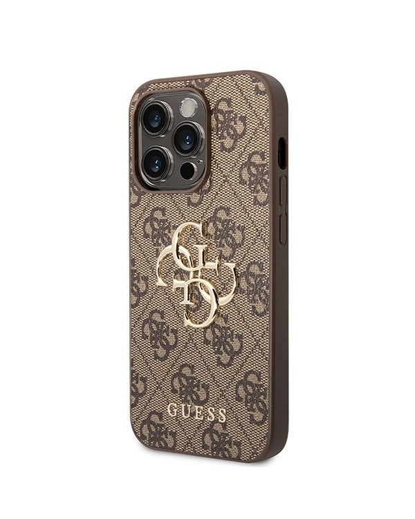 Guess 4G Big Metal Logo Back Case Защитный Чехол для Apple iPhone 15 Pro
