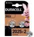 Duracell CR2025 Tаблетка 3V литиевая батарея 2шт