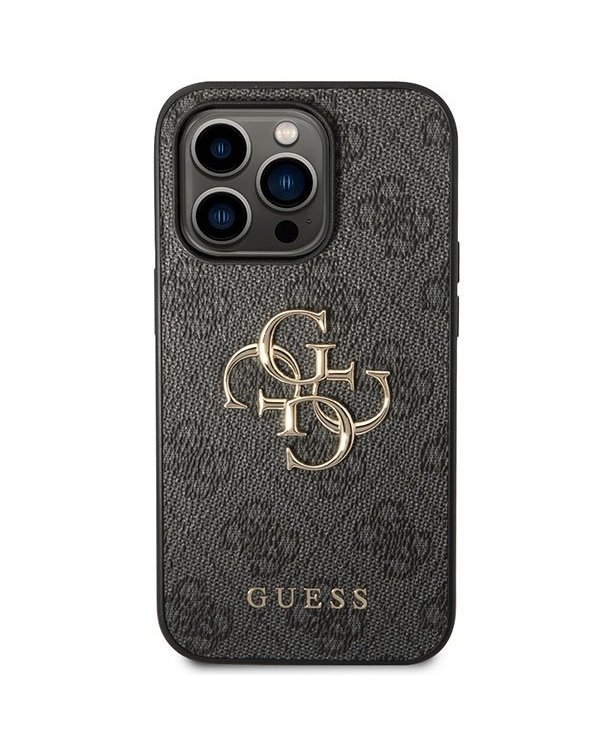Guess 4G Big Metal Logo Back Case Защитный Чехол для Apple iPhone 15 Pro