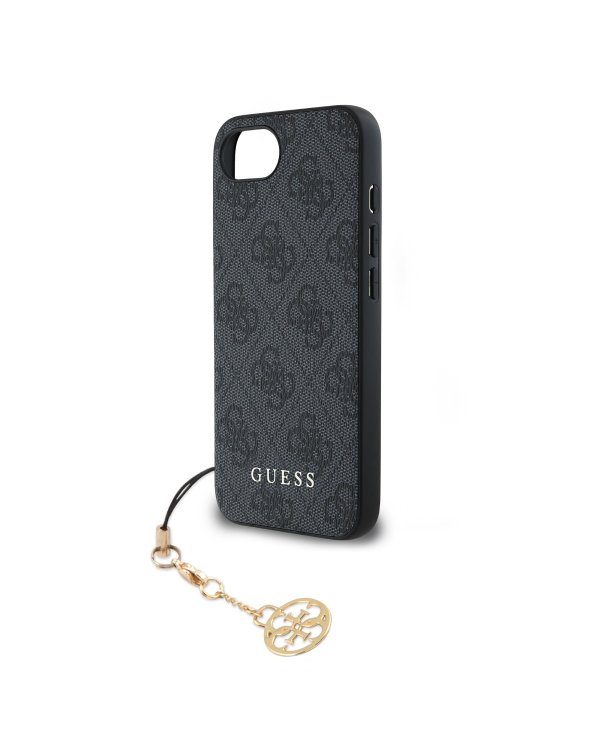 Guess 4G Charm Case Защитный чехол для iPhone 16e Tone on Tone / серый