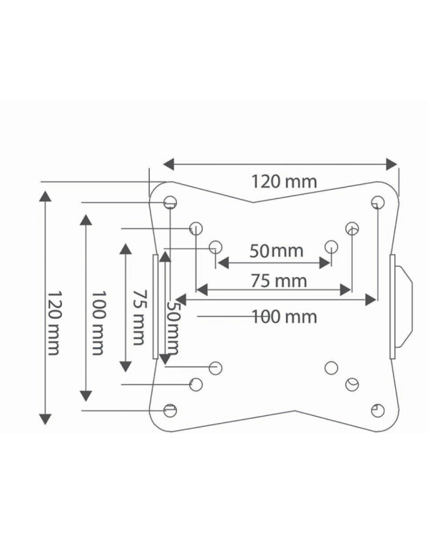 Nedis Кронштейн для телевизора 13-27" / 30 кг