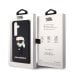 Karl Lagerfeld 3D Rubber Ikonik Case Защитный чехол для Samsung Galaxy S24 / чёрный