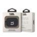 Karl Lagerfeld 3D Logo NFT Choupette Head Silicone Case Защитный чехол для AirPods Pro 2 / чёрный