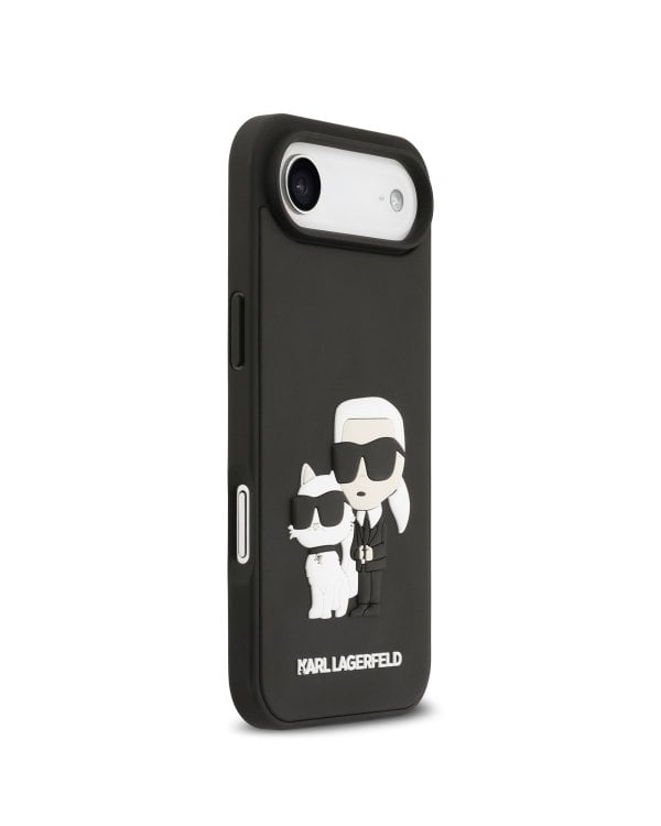 Karl Lagerfeld 3D Rubber Karl and Choupette Case Чехол для Apple iPhone 17 Air