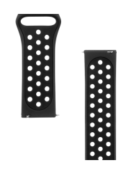 Tactical 234 Double Silicone Band Ремешок для часов 22mm / чёрный