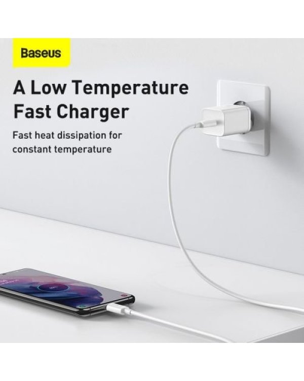 Baseus CCSP020102 Super Si 1C Дорожное Зарядное Устройство 25W