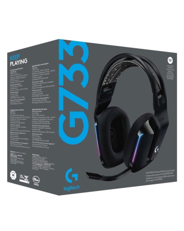 Logitech G G733 Игровые Беспроводные Наушники RGB