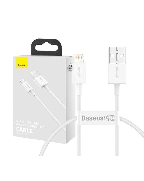 Baseus Superior Series Провод USB / Lightning / 2.4A / 0.25m