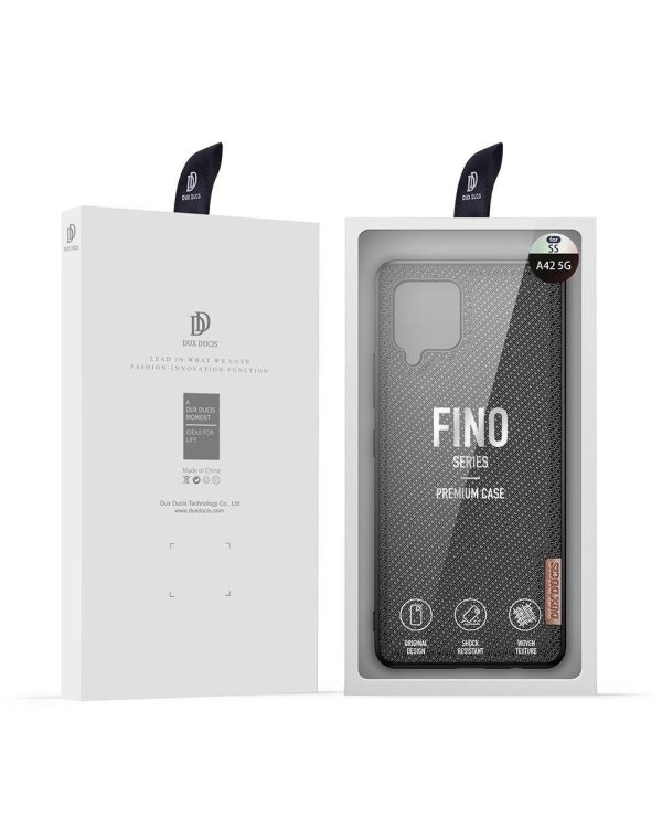 Dux Ducis Fino Case Прочный чехол для Samsung Galaxy A42 5G Чёрный