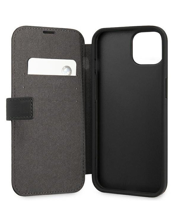 BMW BMFLBKP13SSLLBK Чехол-Книжка для Apple iPhone 13 Mini