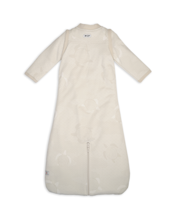 Lodger Hopper Matcha Turtle Спальный мешок со съемными рукавами 68/80 / кремовый цвет