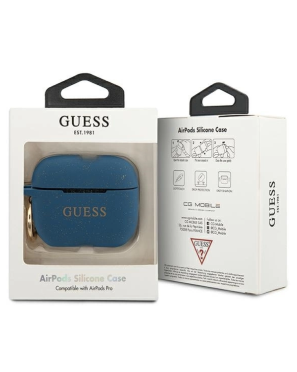 Guess GUACAPSILGLBL Чехол для Apple Airpods Pro