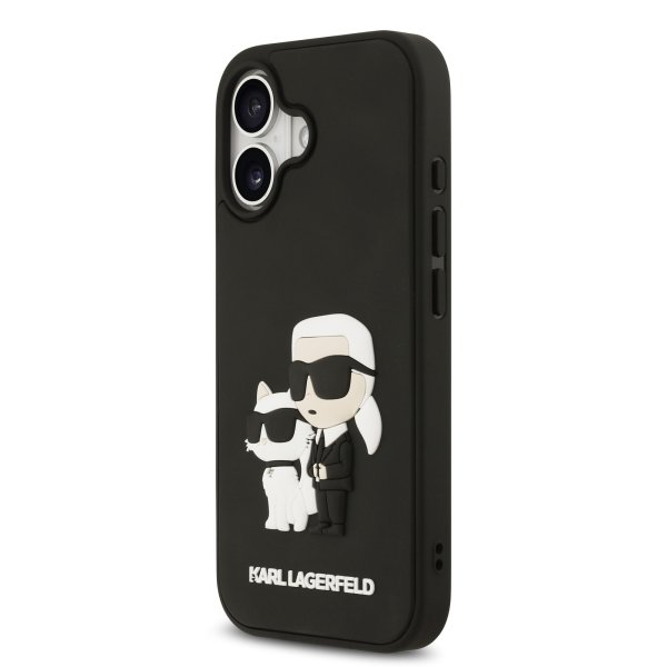 Karl Lagerfeld 3D Rubber Double Heads Case Чехол для Apple iPhone 17