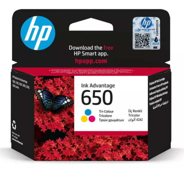 HP 650 CZ102AE Трехцветный чернильный картридж