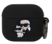Karl Lagerfeld 3D Logo NFT Karl and Choupette Silicone Case Чехол для наушников Apple AirPods 3