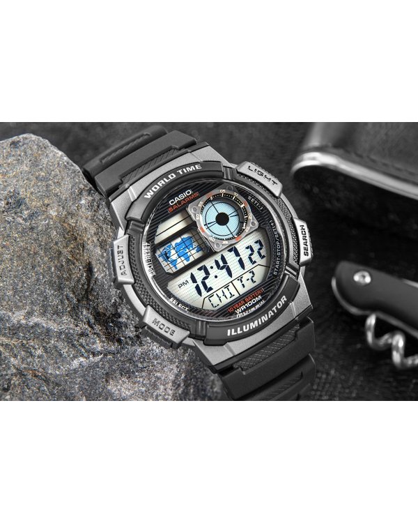 CASIO AE-1000W-1BVDF Мужские часы