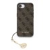 Guess 4G Charm Case Защитный чехол для iPhone 16e Tone on Tone / коричневый