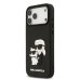 Karl Lagerfeld 3D Rubber Double Heads Case Чехол для Apple iPhone 17 Pro Max
