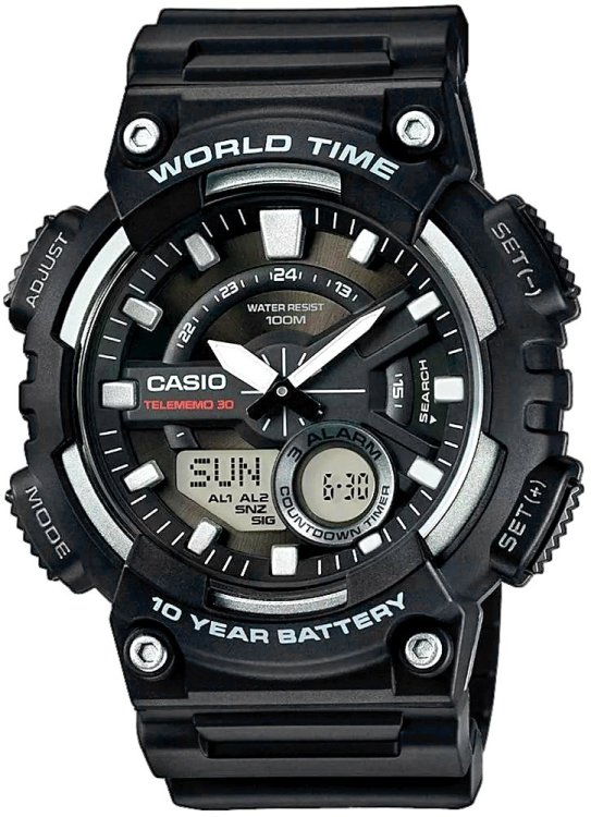 CASIO AEQ-110W-1AVDF Мужские часы