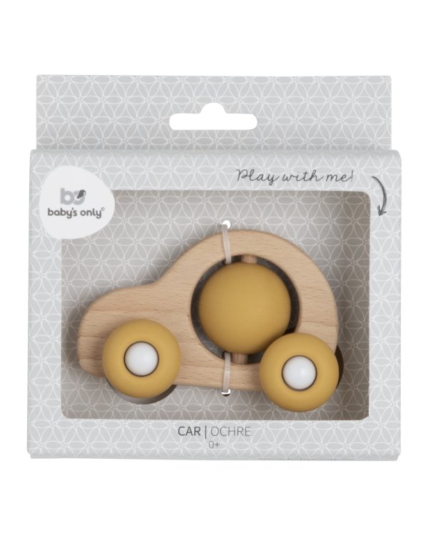Baby's Only BO-860.853.017.50 Деревянная игрушечная машинка Желтый 6m+