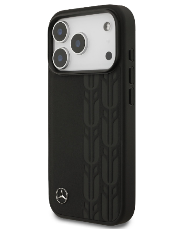 Mercedes Leather Laurel Leaves MagSafe Case Чехол для Apple iPhone 17 Pro