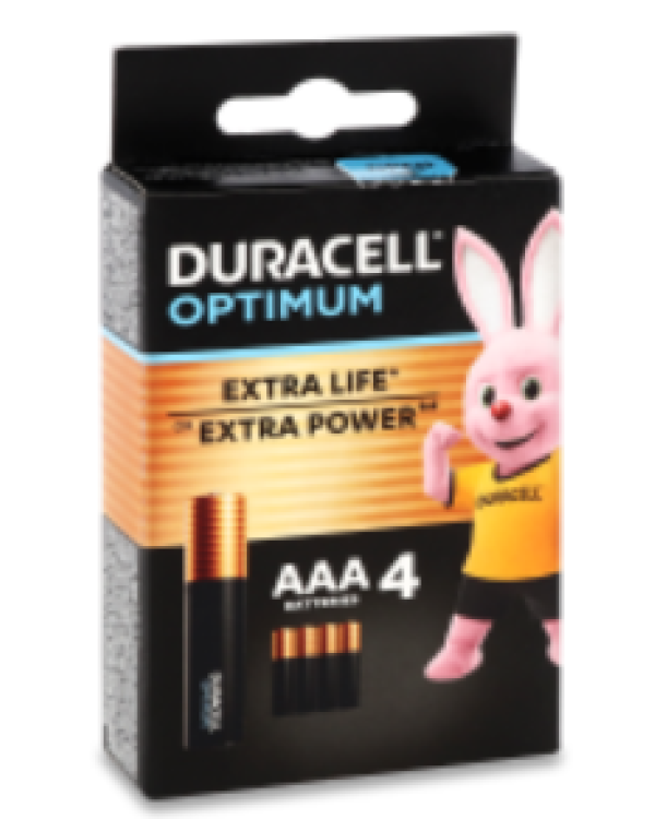 Duracell Optimum AAA Батарейки 4pack
