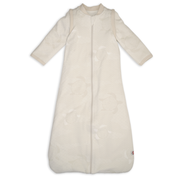 Lodger Hopper Matcha Turtle Спальный мешок со съемными рукавами 50/62 / кремовый цвет