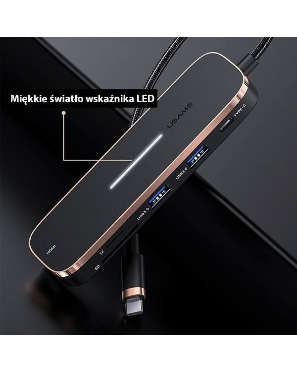 USAMS SJ575HUB01 Адаптер Type-C HUB