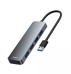 Baseus Baseus UltraJoy Lite 4in1 Хаб USB-A - USB 3.0