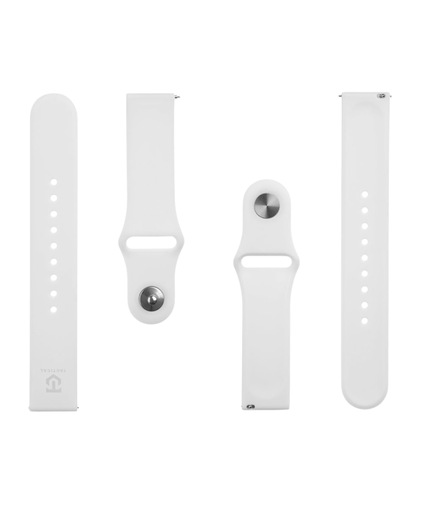 Tactical 436 Silicone Band Ремешок для часов 20mm / белый