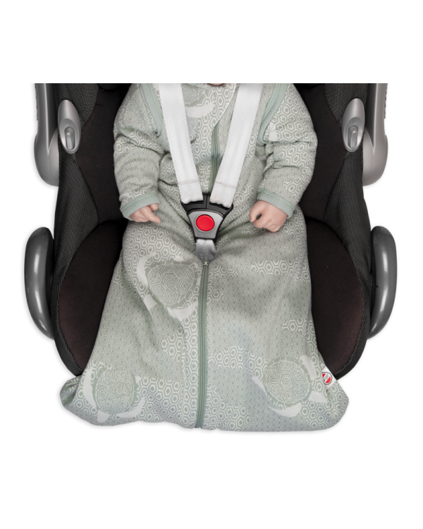 Lodger Hopper Matcha Turtle Спальный мешок со съемными рукавами 50/62 зеленый