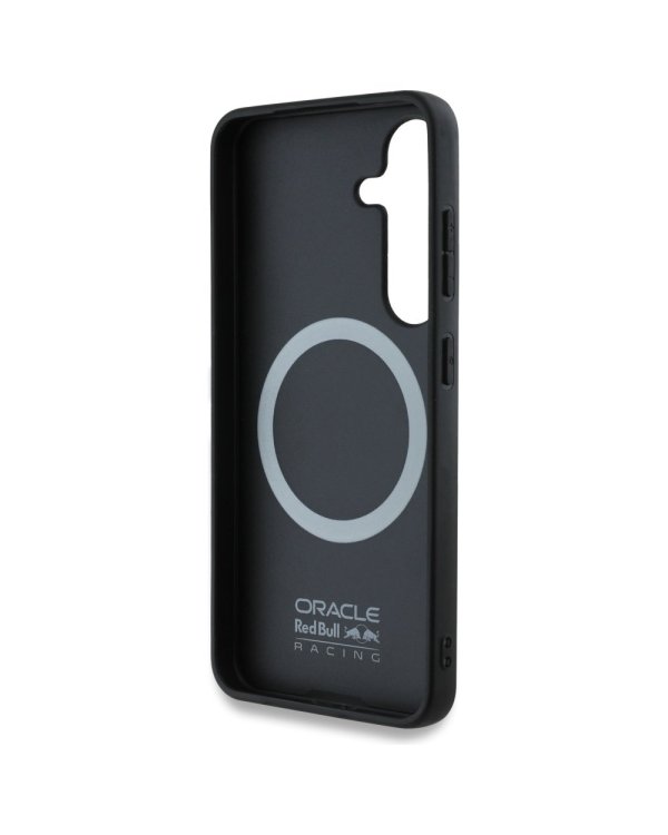 Red Bull Leather Meshed Debossed Bull MagSafe Чехол для Samsung Galaxy S25