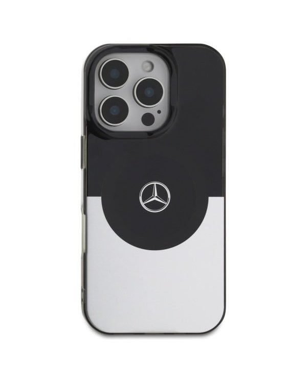 Mercedes Double Layer BiColor MagSafe Защитный Чехол для Apple iPhone 16 Pro Max
