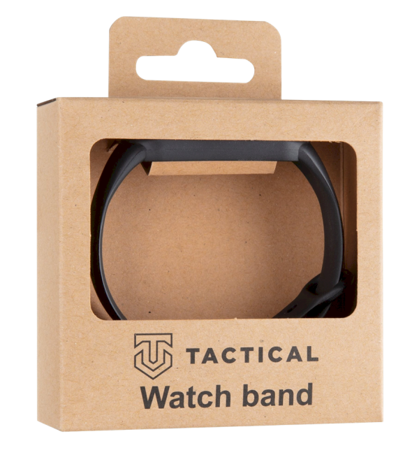 Tactical 661 Silicone Band Ремешок для часов Xiaomi Mi Band 5/6 / чёрный