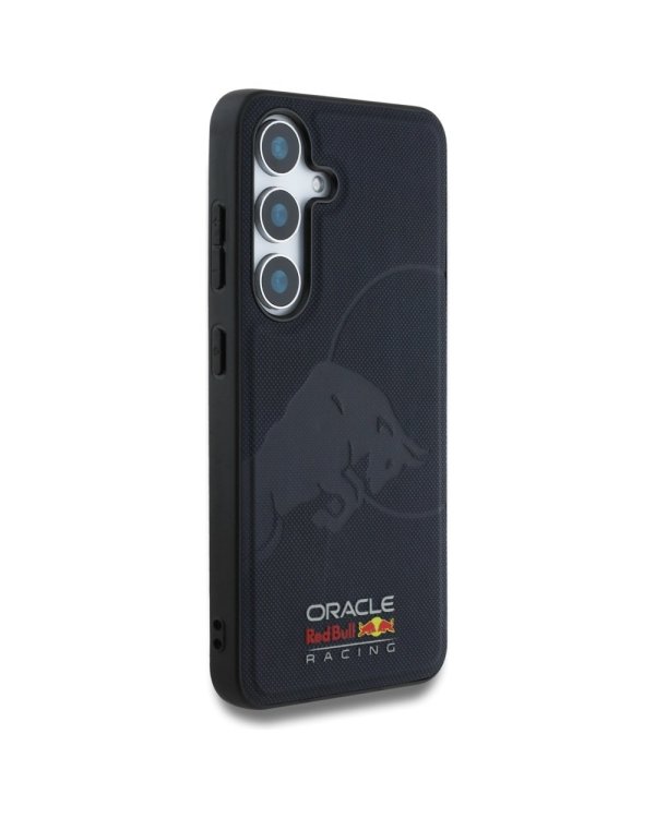 Red Bull Leather Meshed Debossed Bull MagSafe Чехол для Samsung Galaxy S25