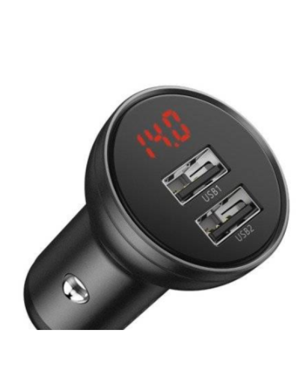Baseus Digital Display Авто Зарядка USB-A / 24W