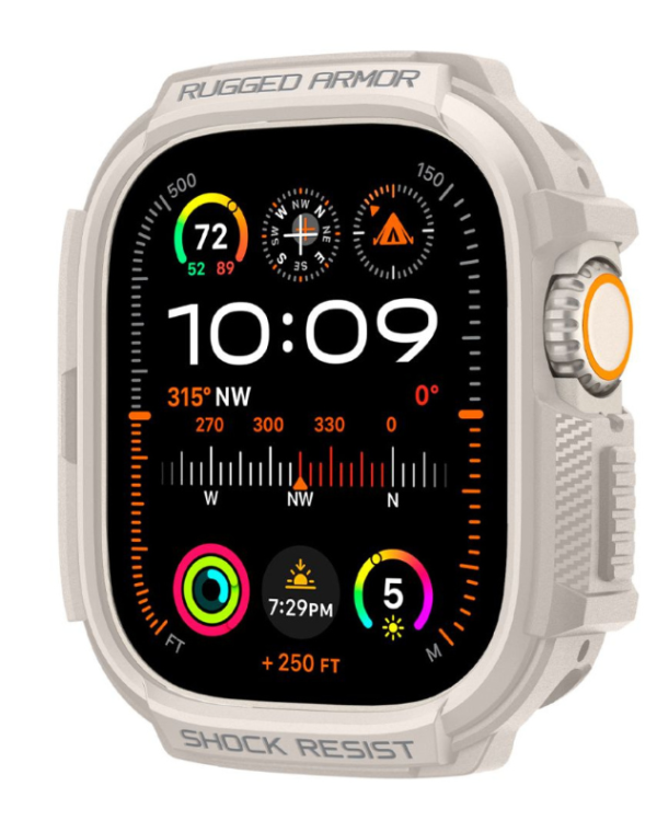 Spigen Rugged Armor Pro Защитный Чехол для Apple Watch Ultra 1 / 2 49mm