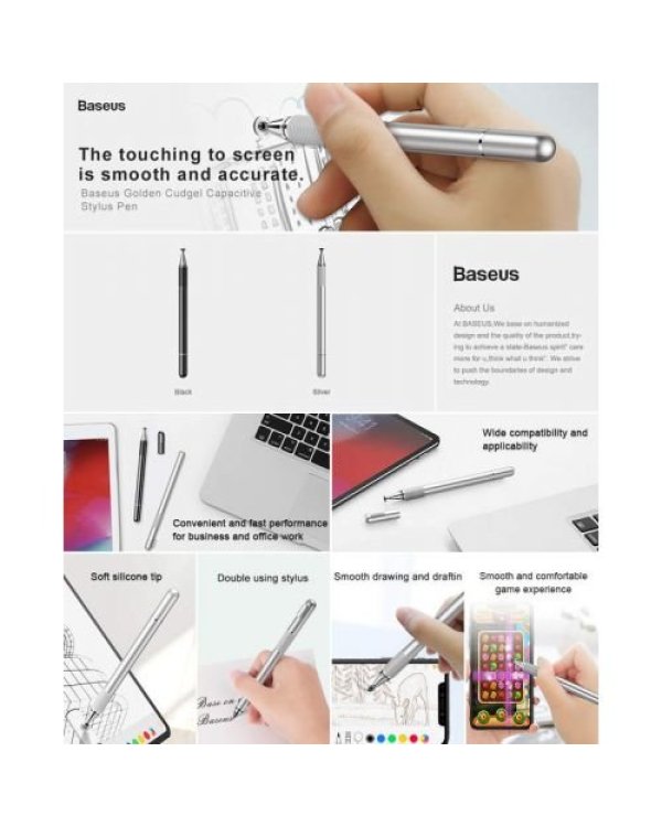 Baseus ACPCL-0S Tablet Tool Pen Емкостный Cтилус Golden Cudgel